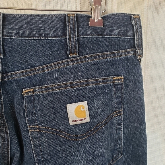 Carhartt Distressed‎ Cargo Jeans Blue Size 34x32 - Picture 6 of 8